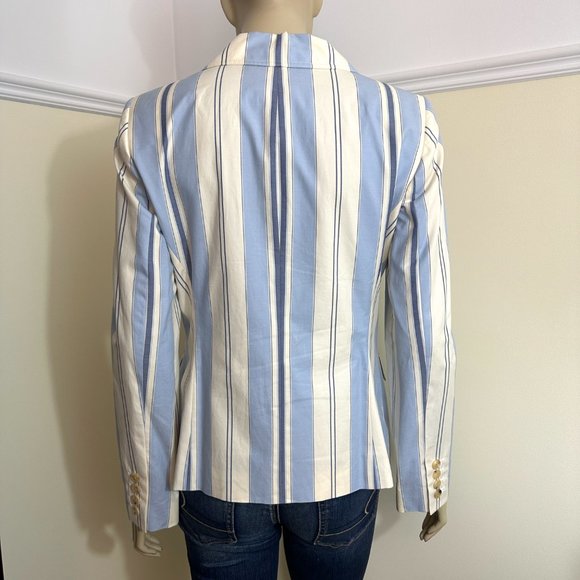 VINTAGE 90's ANNE KLEIN New York made Turkey Fitted 100% Cotton Jacket 4 - NWOT - Picture 6 of 12